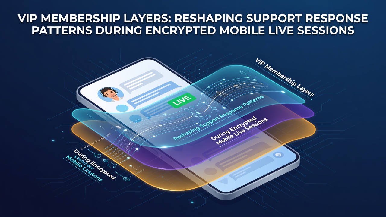VIP-Mitgliedschaftsebenen und Support-Reaktionsmuster in verschlüsselten mobilen Live-Sessions